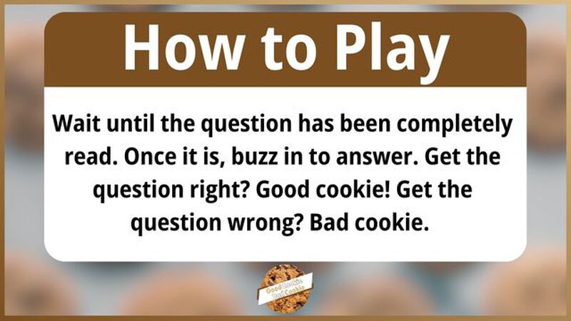 Good Cookie Bad Cookie